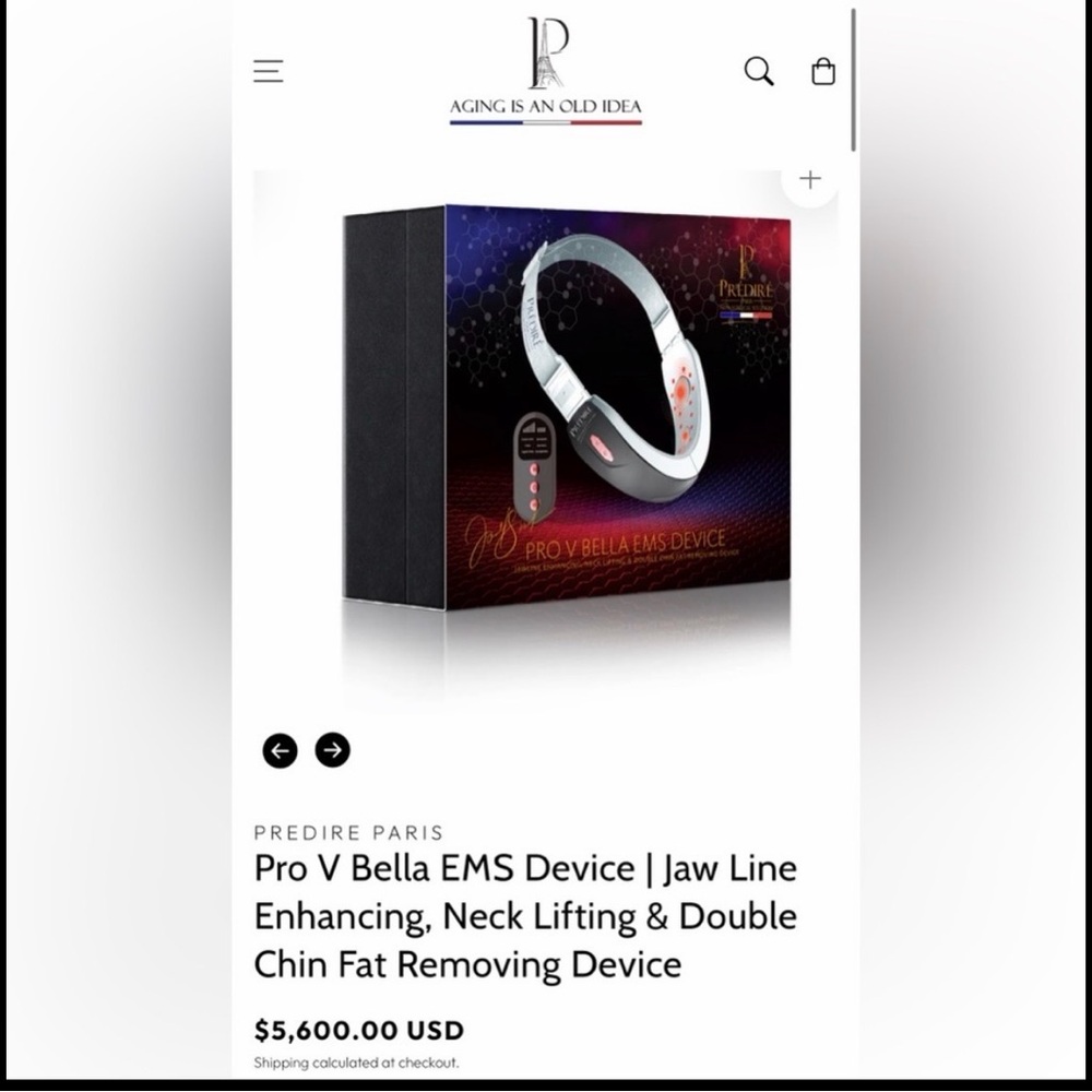 Predire Paris Pro V Bella EMS Device - White and Black